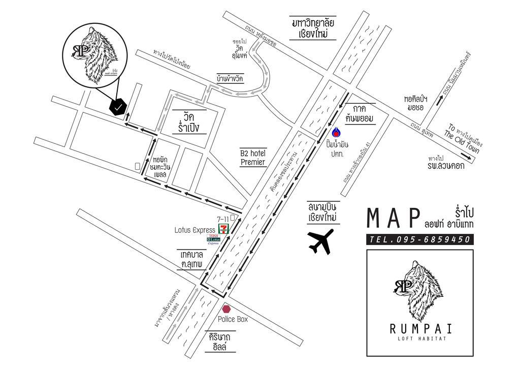 Rumpai Loft Habitat Chiang Mai Zewnętrze zdjęcie